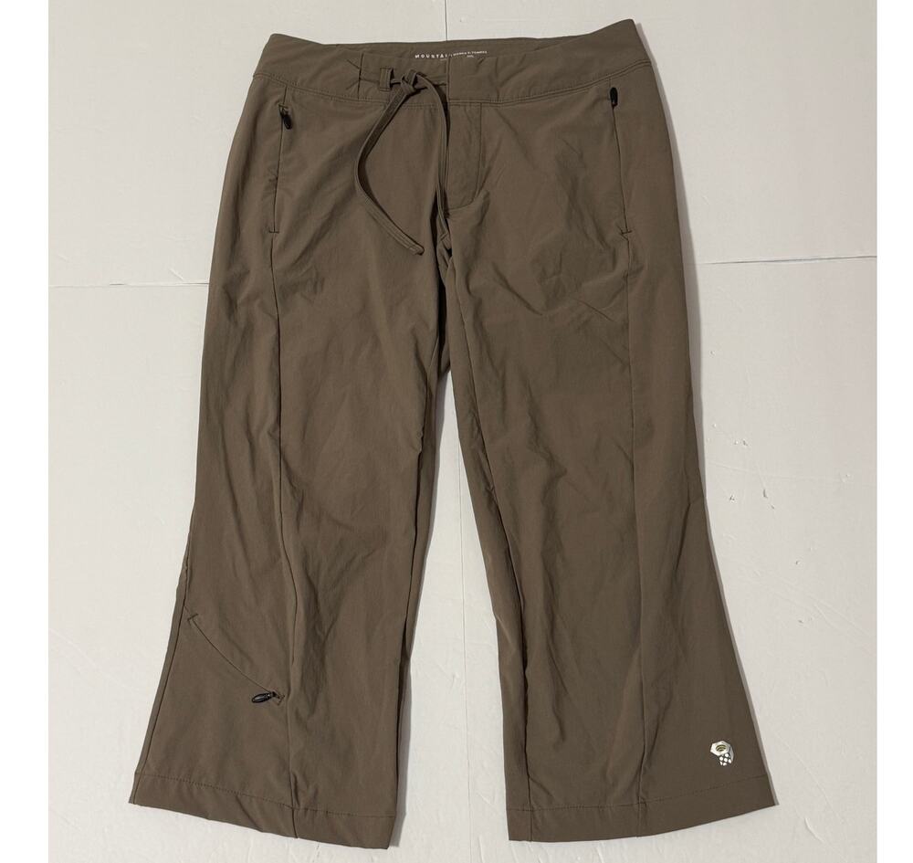 NWT Women's Mountain HardWear Ellinor Capri Pants, Khaki, Size 6
